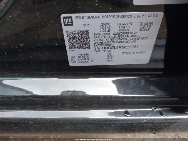 2024 GMC SIERRA 1500 4WD STANDARD BOX DENALI — фото 9