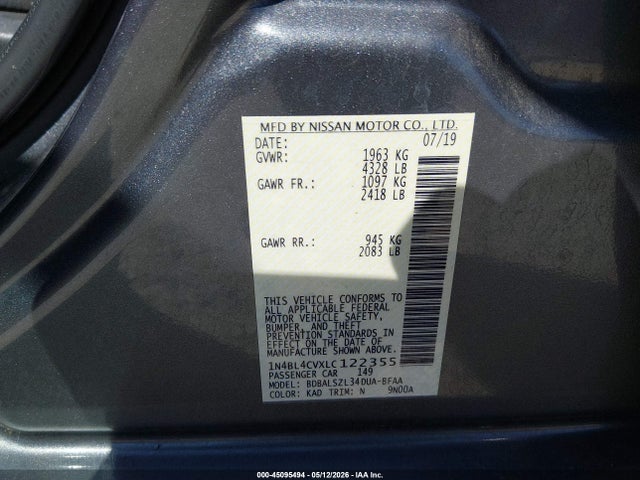 صورة 9 لـ 2020 Nissan ALTIMA SR FWD