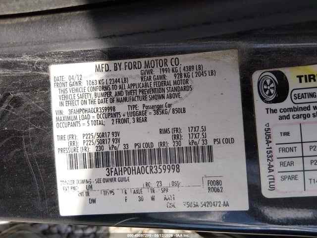 FORD FUSION SE - 9