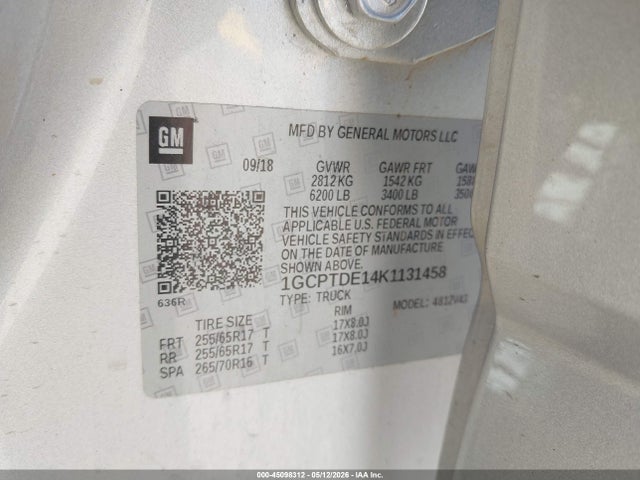 2019 CHEVROLET COLORADO Z71 9