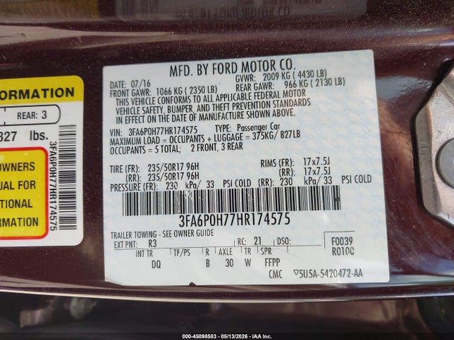 FORD FUSION SE - 9