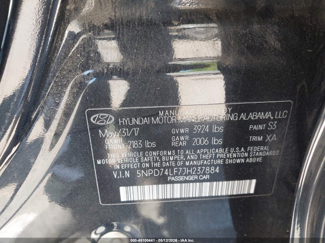 صورة 9 لـ 2018 Hyundai ELANTRA SE