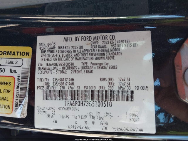 2016 FORD FUSION SE 照片 9