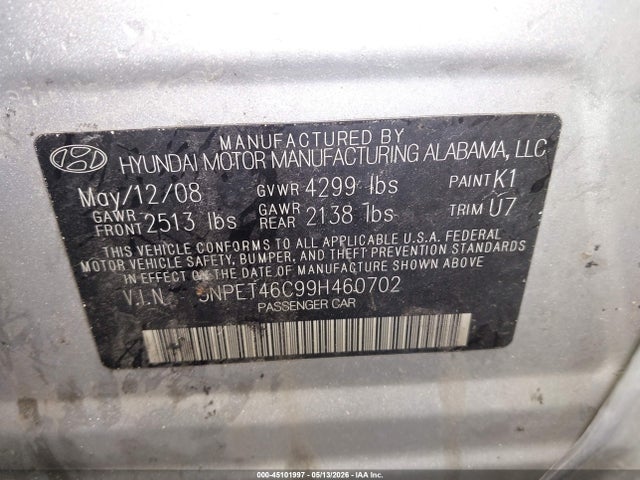 صورة 9 لـ 2009 Hyundai SONATA GLS