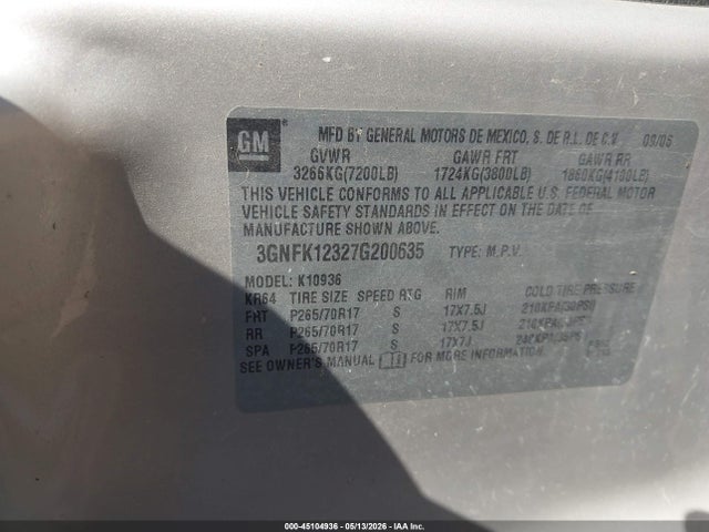 صورة 9 لـ 2007 Chevrolet AVALANCHE 1500 LT