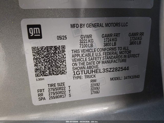 2025 GMC SIERRA 1500 4WD SHORT BOX DENALI ULTIMATE 照片 9