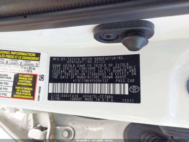 صورة 9 لـ 2023 Toyota CAMRY LE