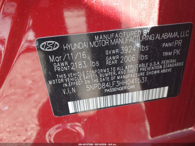 2017 Hyundai ELANTRA SE — фото 9