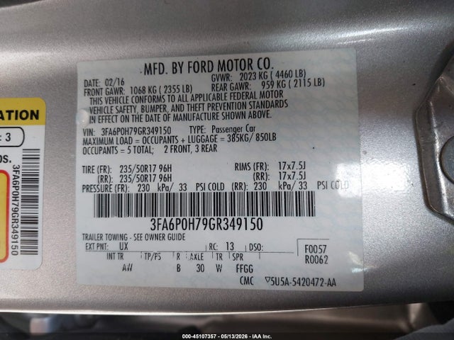 FORD FUSION SE - 9