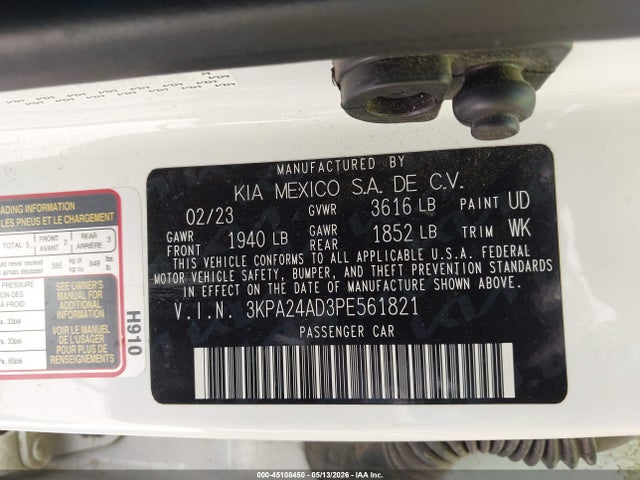 2023 KIA RIO LX 照片 9