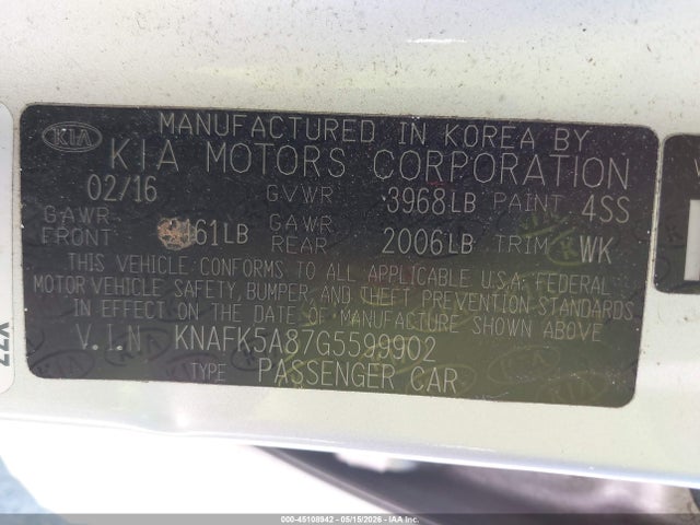 صورة 9 لـ 2016 KIA FORTE LX
