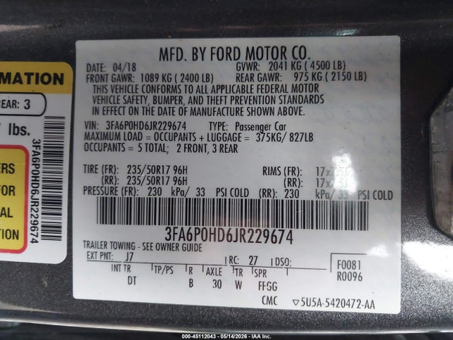 FORD FUSION SE - 9