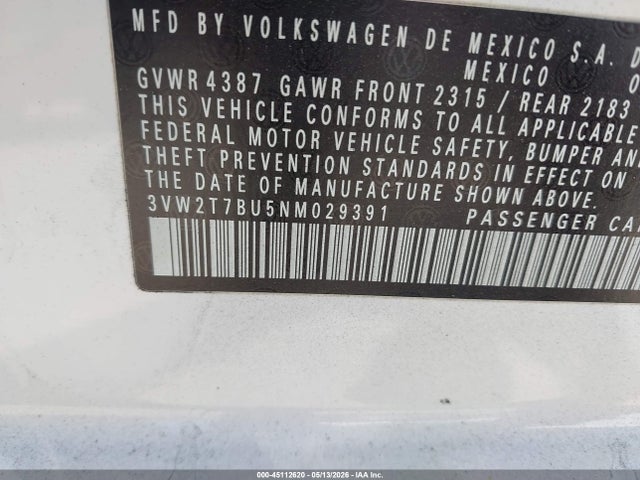 2022 Volkswagen JETTA GLI 2.0T AUTOBAHN 照片 9