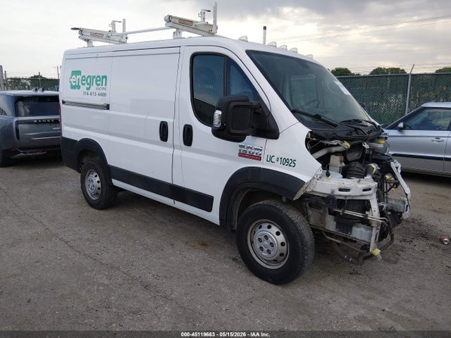 2019 RAM PROMASTER 1500 LOW ROOF 118 WB