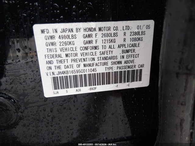 2005 Acura RL 3.5 照片 9