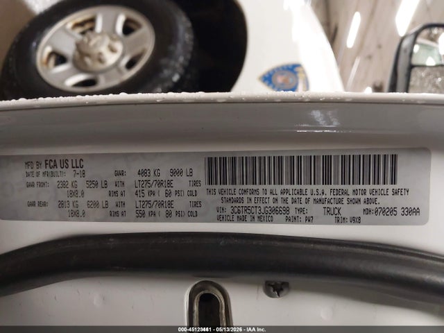 صورة 9 لـ 2018 RAM 2500 TRADESMAN 4X4 6'4 BOX