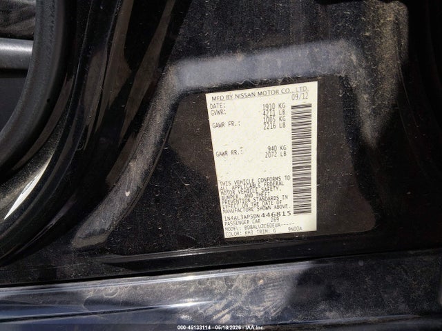2013 Nissan ALTIMA 2.5 SV 照片 9