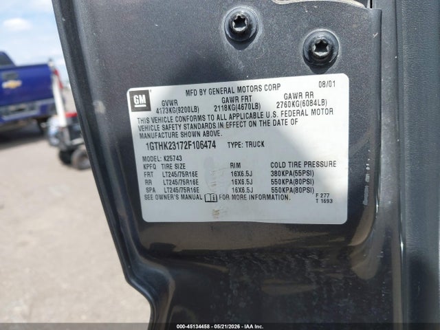صورة 9 لـ 2002 GMC SIERRA 2500HD SLE