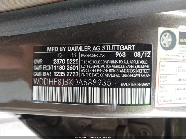 2013 Mercedes-BENZ E 350 4MATIC 照片 9