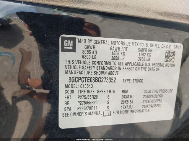 2011 Chevrolet SILVERADO 1500 LTZ 照片 9