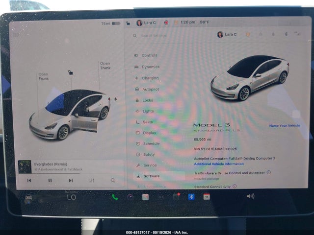 صورة 7 لـ 2021 Tesla MODEL 3 STANDARD RANGE PLUS REAR-WHEEL DRIVE