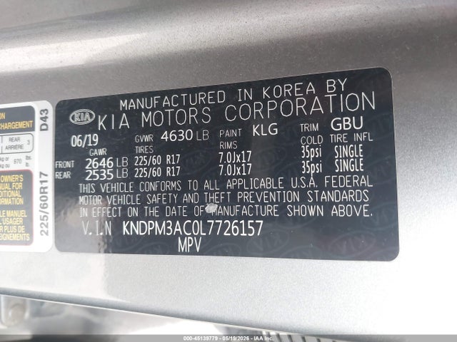 2020 KIA SPORTAGE LX 9