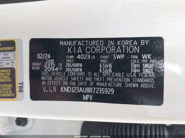 2024 KIA SOUL LX — фото 9