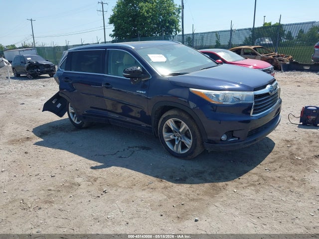 2016 TOYOTA HIGHLANDE LIMITED PLATINUM V6
