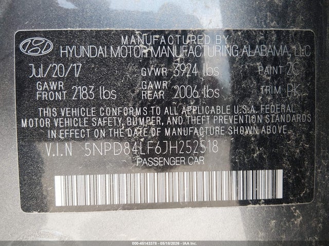 2018 Hyundai ELANTRA SEL photo 9