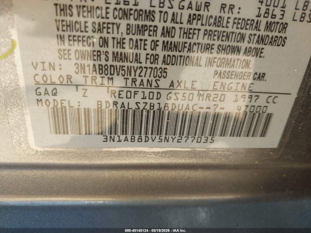 2022 Nissan SENTRA SR XTRONIC CVT 照片 9