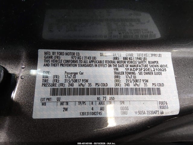 صورة 9 لـ 2014 FORD FOCUS SE