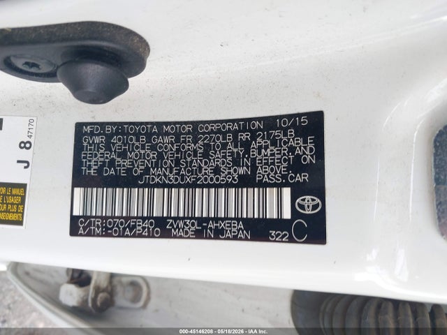 2015 Toyota PRIUS TWO — фото 9