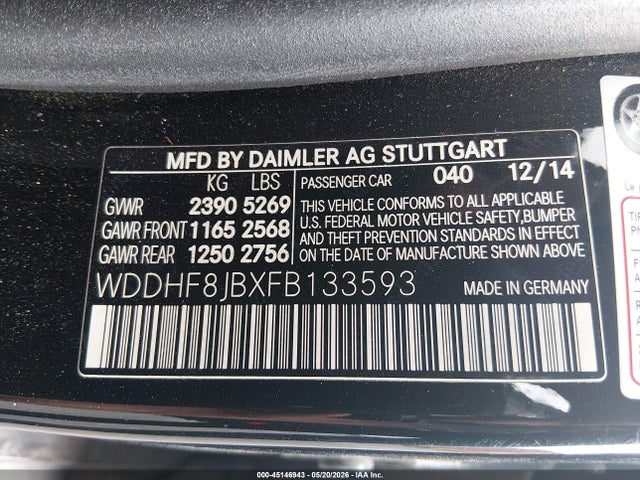 2015 Mercedes-BENZ E 350 4MATIC 照片 9