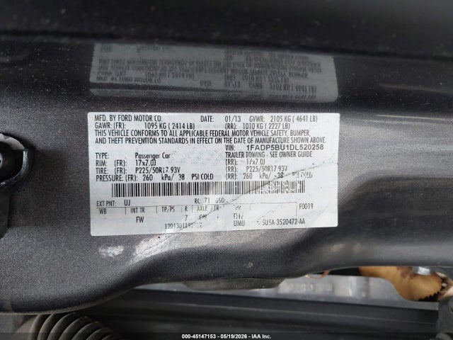 2013 FORD C-MAX HYBRID SEL 照片 9