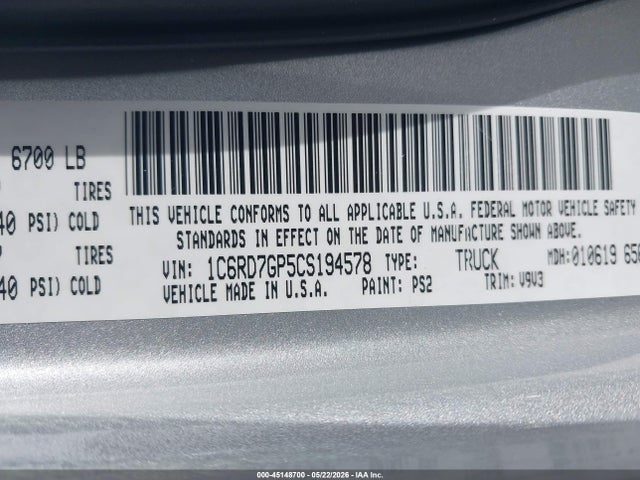 2012 RAM 1500 SLT — фото 9