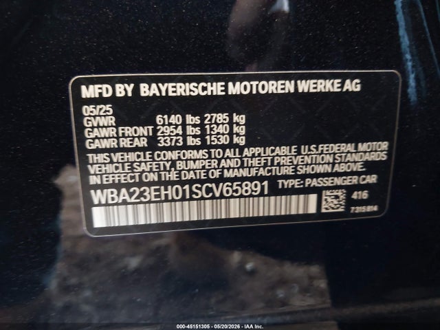 2025 BMW 740I 照片 9