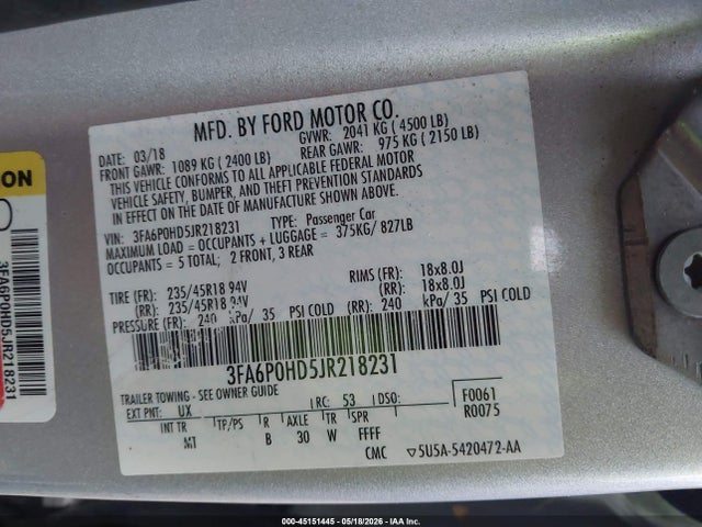 FORD FUSION SE - 9