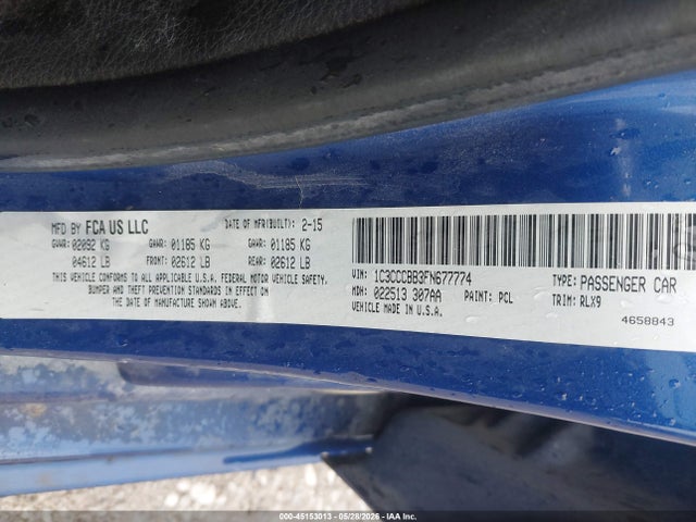 2015 Chrysler 200 S 照片 9