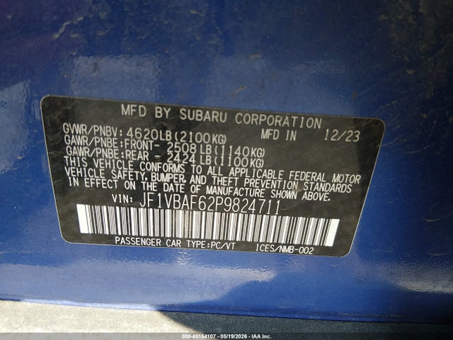 2023 Subaru WRX PREMIUM 照片 9