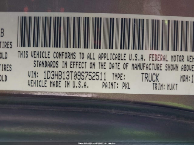 2009 Dodge RAM 1500 SLT/SPORT/TRX — фото 9
