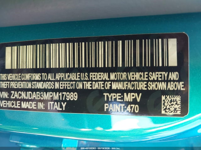 2021 JEEP RENEGADE SPORT 4X4 9