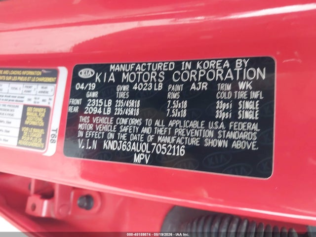 2020 KIA SOUL GT-LINE photo 9
