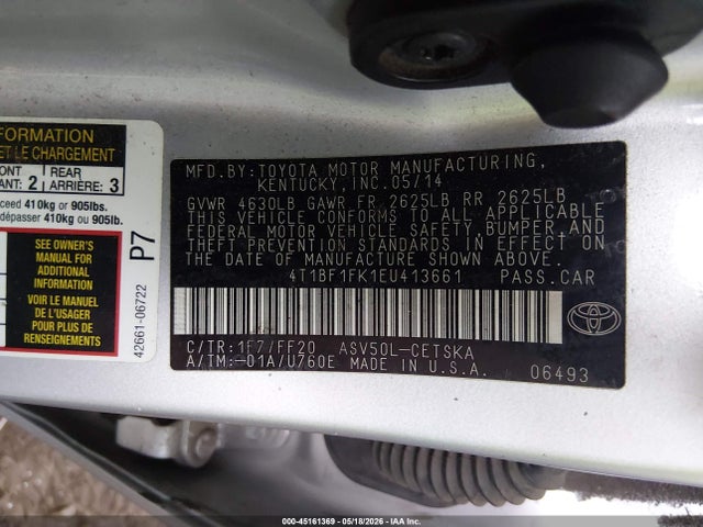 2014 Toyota CAMRY SE — фото 9