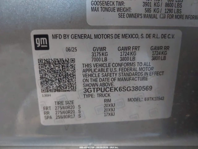 2025 GMC SIERRA 1500 photo 9