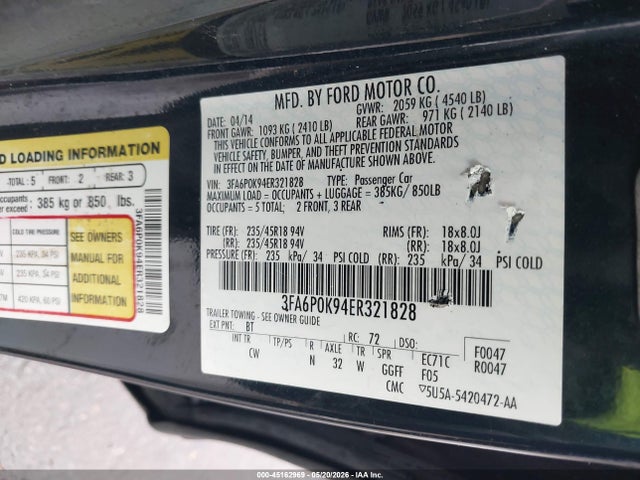 FORD FUSION TITANIUM - 9