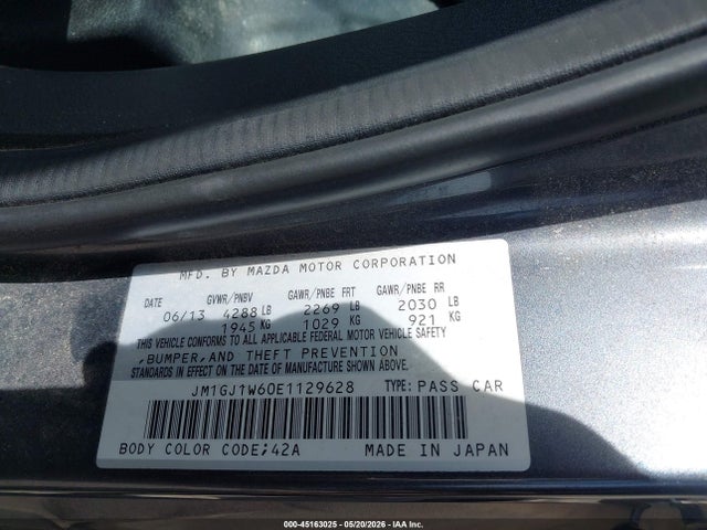 2014 Mazda MAZDA6 I GRAND TOURING — фото 9