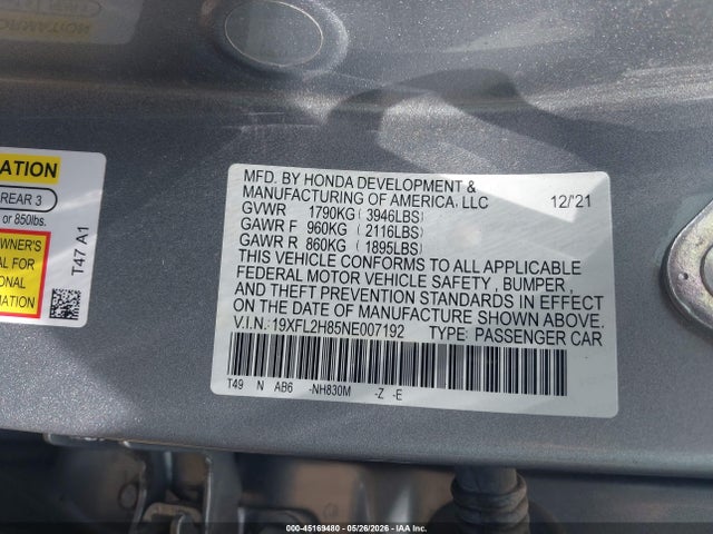 صورة 9 لـ 2022 Honda CIVIC SPORT