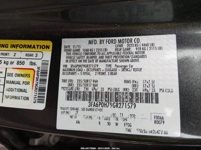FORD FUSION SE - 9