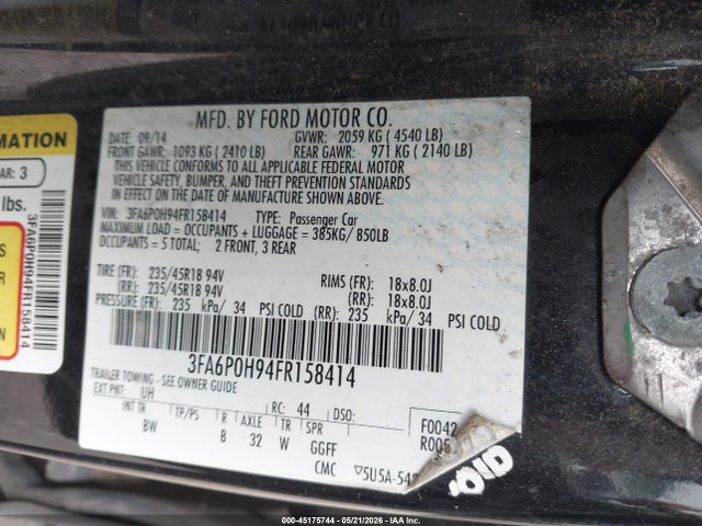 FORD FUSION SE - 9