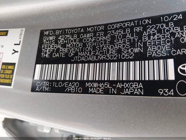 صورة 9 لـ 2024 Toyota PRIUS XLE AWD-E